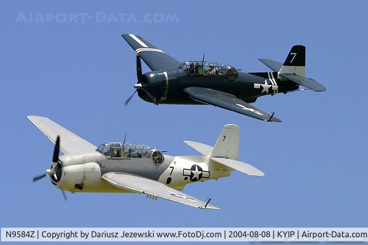 N9584Z, 1945 Grumman TBM-3E Avenger C/N 85882, Grumman TBM-3E Avenger 