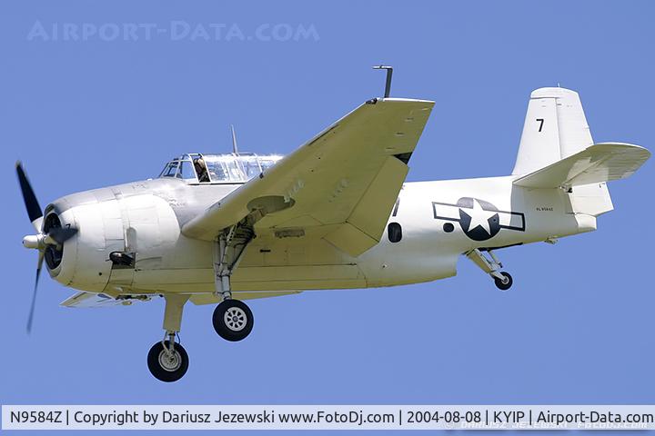 N9584Z, 1945 Grumman TBM-3E Avenger C/N 85882, Grumman TBM-3E Avenger 