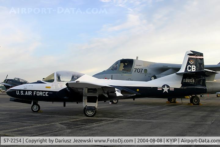 57-2254, 1957 Cessna T-37B Tweety Bird C/N 40187, T-37B Tweet 57-2254 CB from 37th FTS 