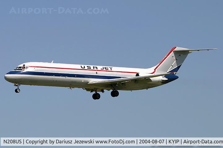 N208US, 1968 Douglas DC-9-32F C/N 47220, Boeing 727-2B7  C/N 20303, N208US