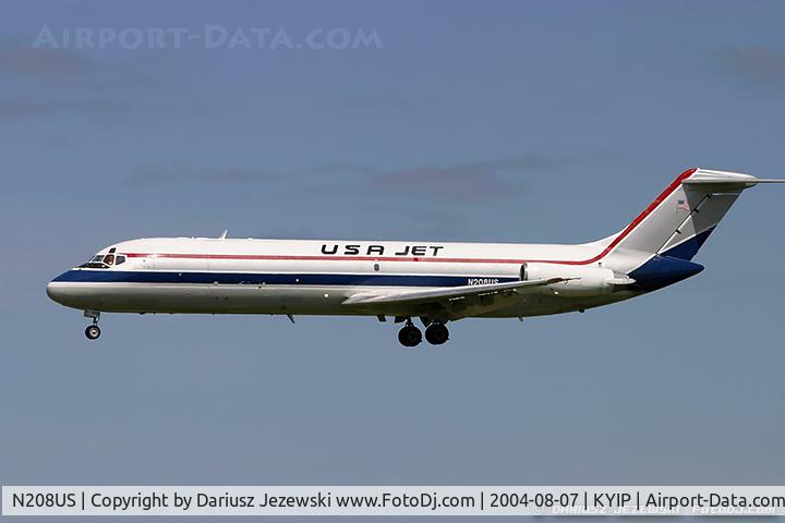 N208US, 1968 Douglas DC-9-32F C/N 47220, Boeing 727-2B7  C/N 20303, N208US