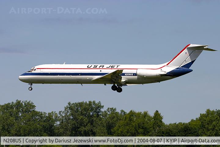 N208US, 1968 Douglas DC-9-32F C/N 47220, Boeing 727-2B7  C/N 20303, N208US