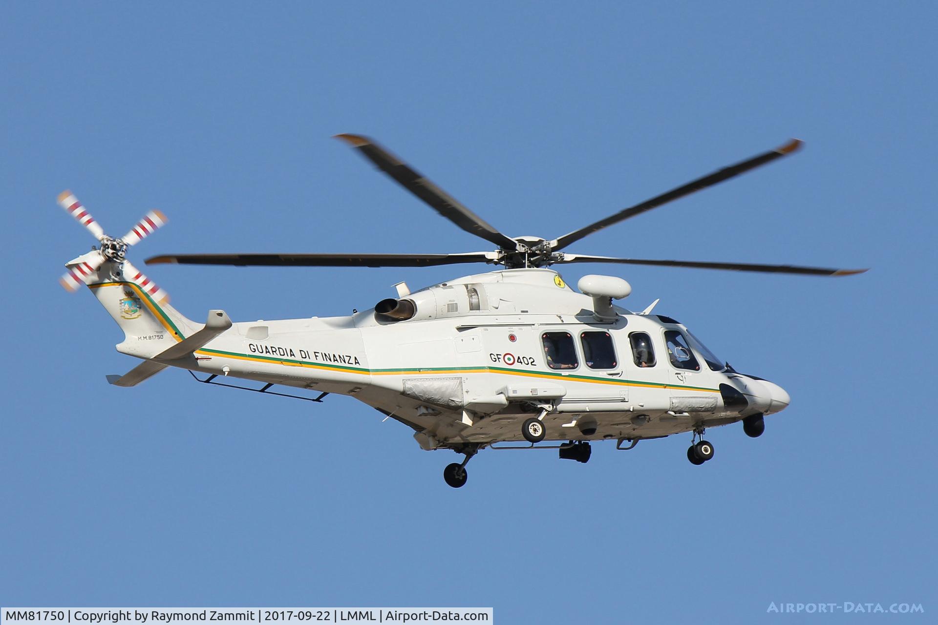 MM81750, 2010 AgustaWestland AW-139 C/N 31301, AgustaWestland AW-139 MM81750/GF-402 Gurdia di Finanza Italy