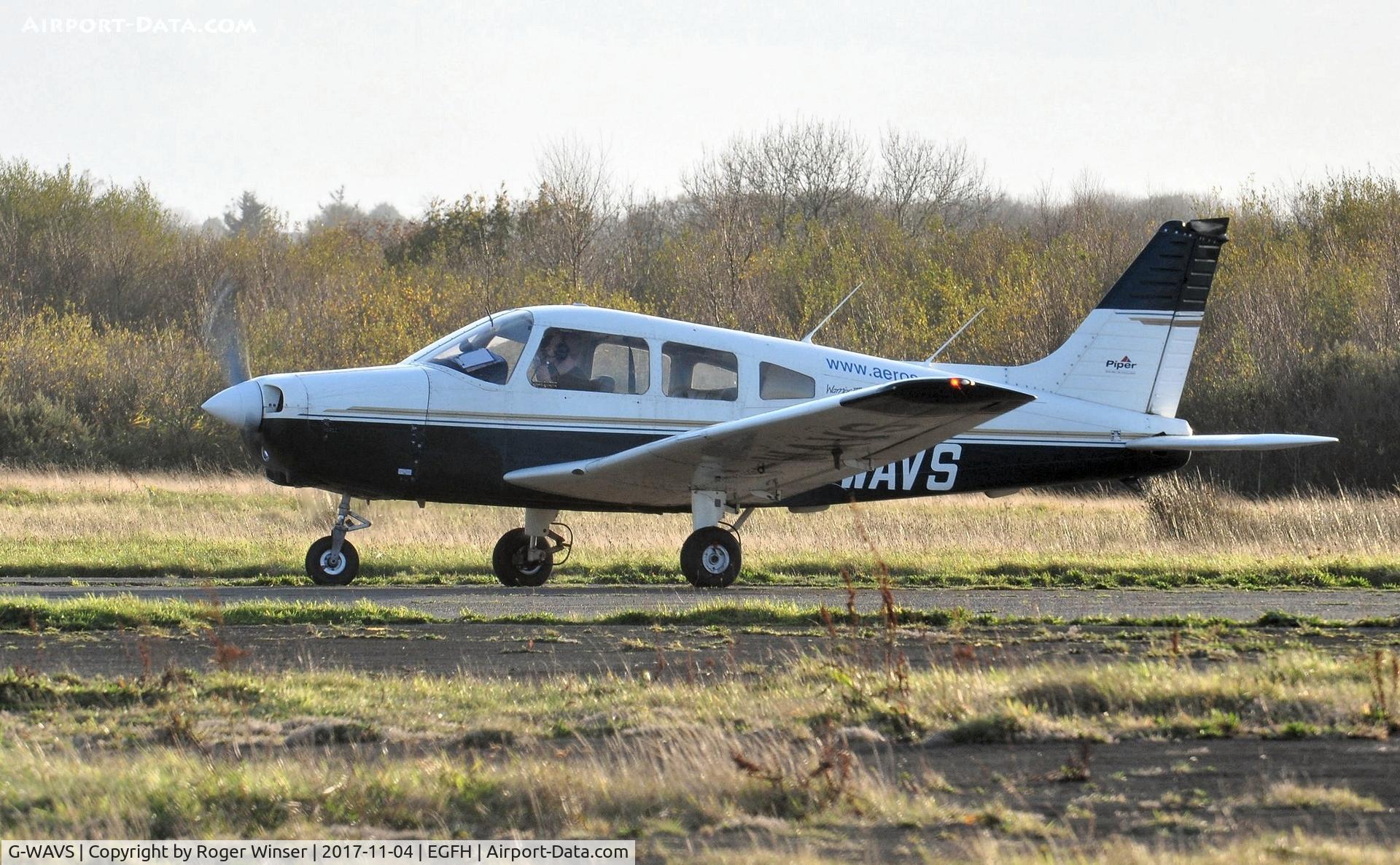 G-WAVS, 1998 Piper PA-28-161 Cherokee Warrior III C/N 28-42035, Visiting Warrior III.