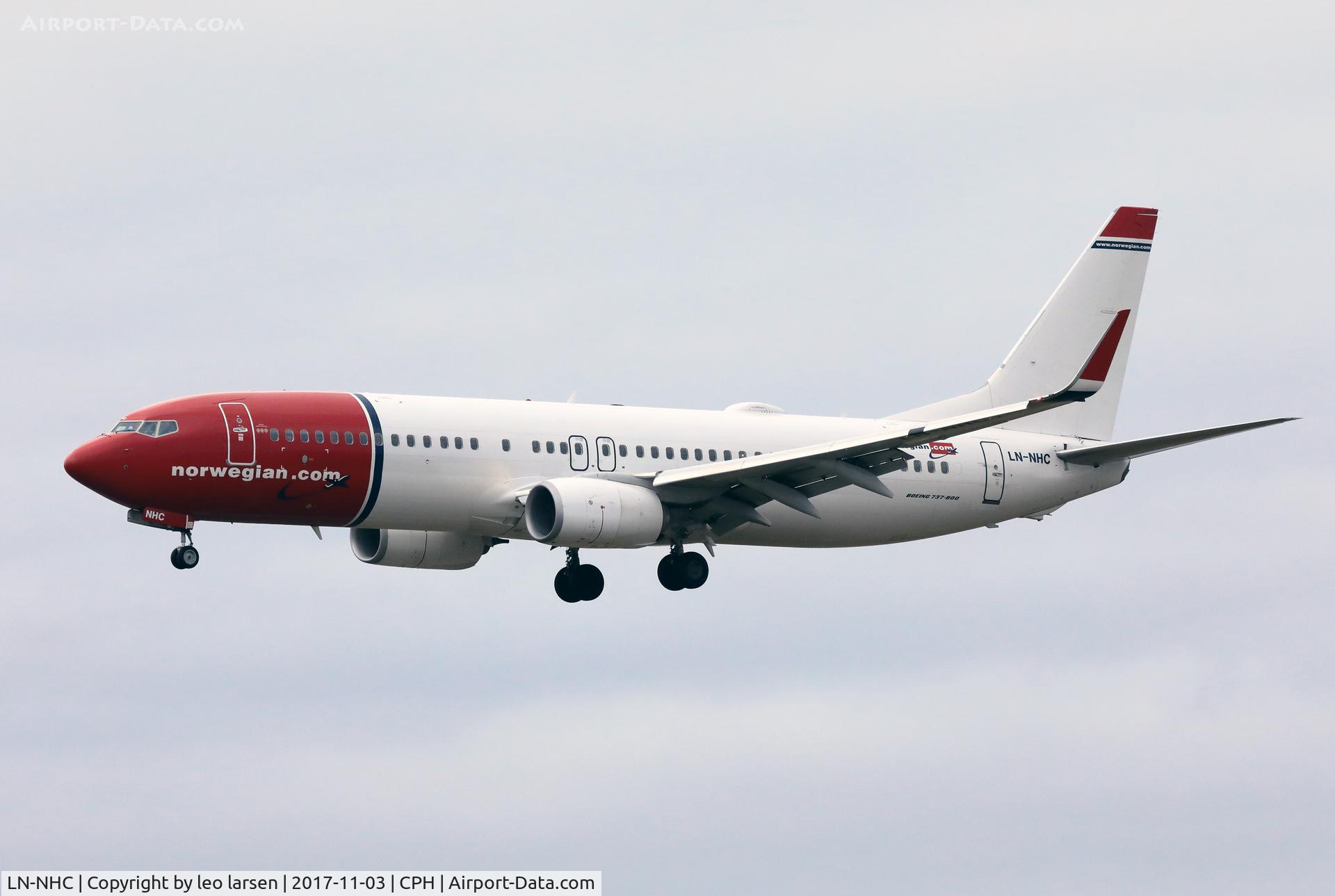LN-NHC, 2014 Boeing 737-8JP C/N 41128, Copenhagen 3.11.2017