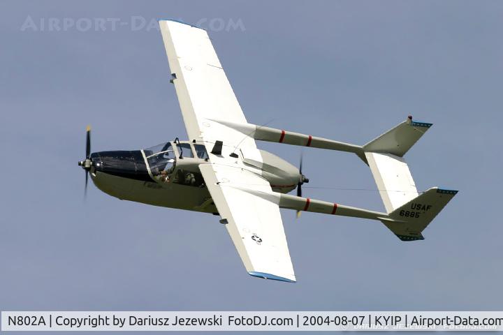 N802A, 1968 Cessna O-2A (M337B) Super Skymaster Super Skymaster C/N 337M-0174, Cessna M337B (O-2A Super Skymaster)  C/N 337M0174 - Robert Shafer, N802A