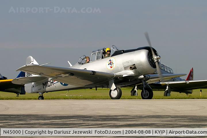 N45000, 1943 North American AT-6 C/N 90787, North American AT-6 Texan  C/N 90787, N45000
