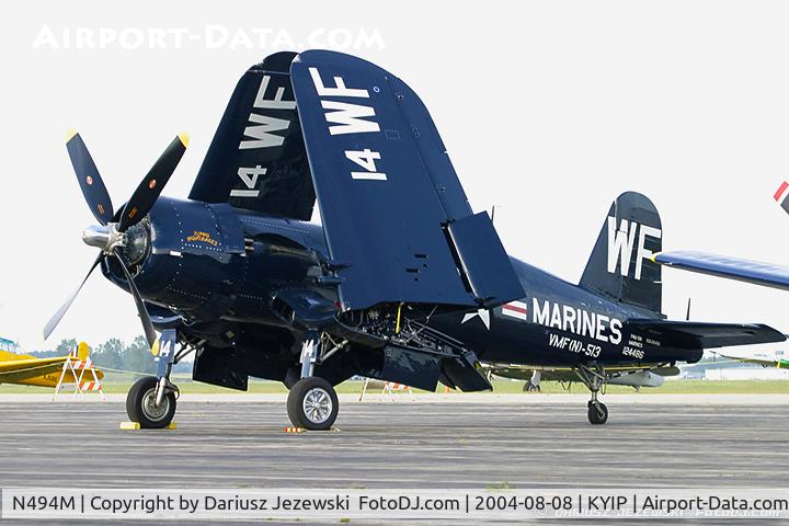 N494M, Vought F4U-5N Corsair C/N Not found (Bu124486), Chance Vought F4U-5 Corsair  C/N 124486, NX494M