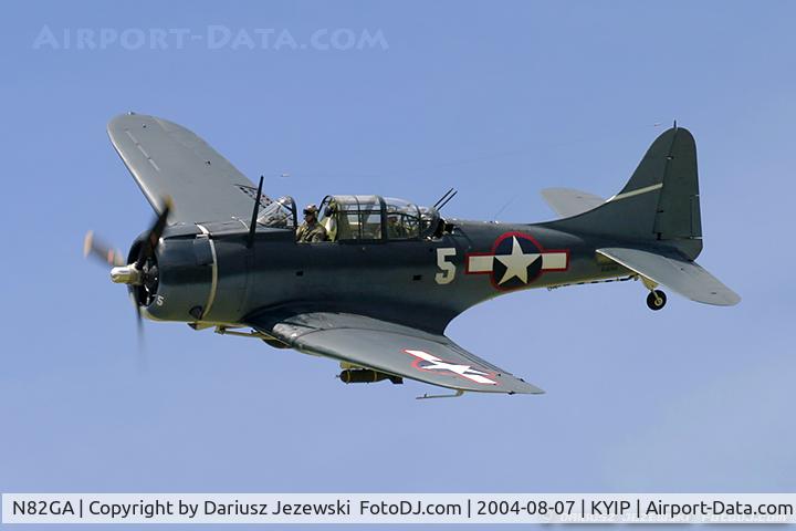 N82GA, Douglas SBD-5 Dauntless C/N 54532, Douglas SBD-5 Dauntless  C/N 54532, NL82GA