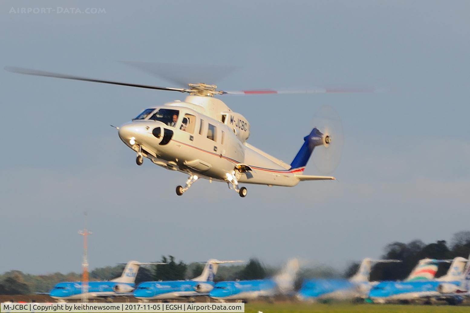 M-JCBC, 2006 Sikorsky S-76C C/N 760616, Regular Visitor.