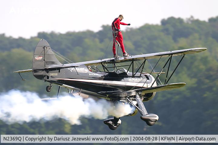 N2369Q, 1940 Waco UPF-7 C/N 5387, Waco UPF-7 C/N 5387 - Jimmy Franklin and his son Kyle, N2369Q