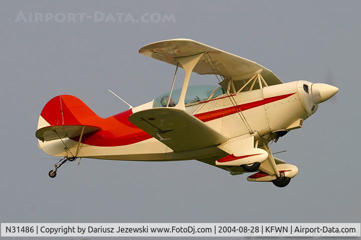 N31486, 1980 Aerotek Pitts S-2A Special C/N 2225, Aerotek Pitts S-2A Special  C/N 2225, N31486