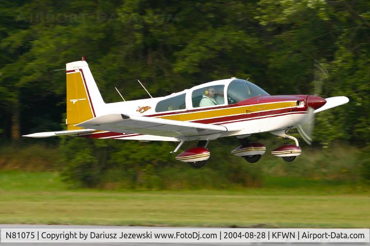 N81075, 1977 Grumman American AA-5B Tiger C/N AA5B0422, American Aviation AA-5B Tiger  C/N AA5B0422, N81075