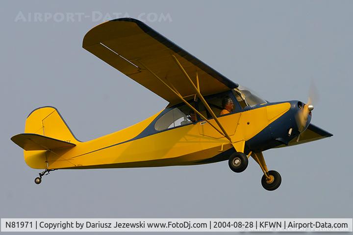 N81971, 1946 Aeronca 7AC Champion C/N 7AC-4399, Aeronca 7AC Champion  C/N 7AC-4399, N81971