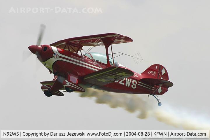 N92WS, 1992 Aviat Pitts S-2B Special C/N 5236, Aviat Pitts S-2B Special  C/N 5236, N92WS