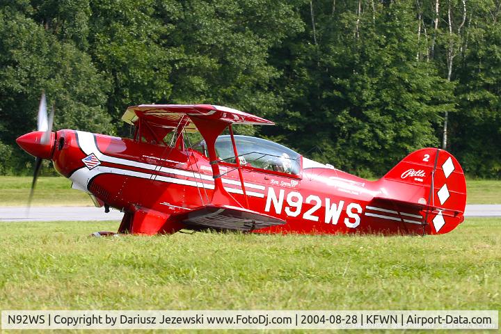 N92WS, 1992 Aviat Pitts S-2B Special C/N 5236, Aviat Pitts S-2B Special  C/N 5236, N92WS