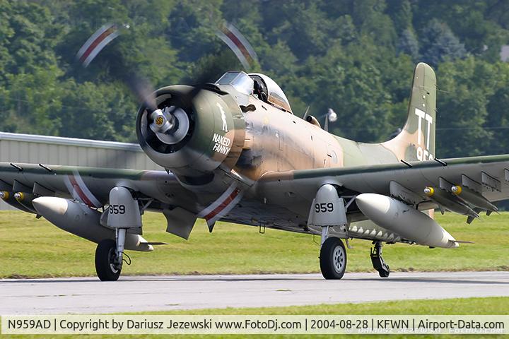 N959AD, Douglas A-1D Skyraider (AD-4NA) C/N 7759, Douglas AD-4NA Skyraider 