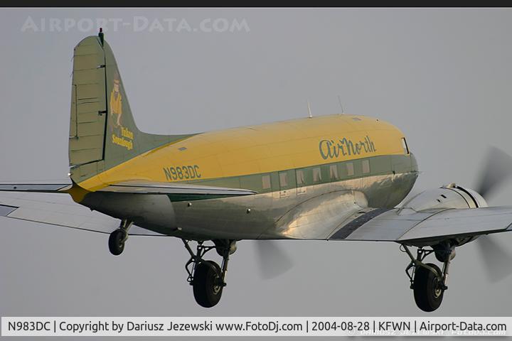 N983DC, 1942 Douglas DC3C-S1C3G (C-47A) C/N 12267, Douglas DC-3C-S1C3G 