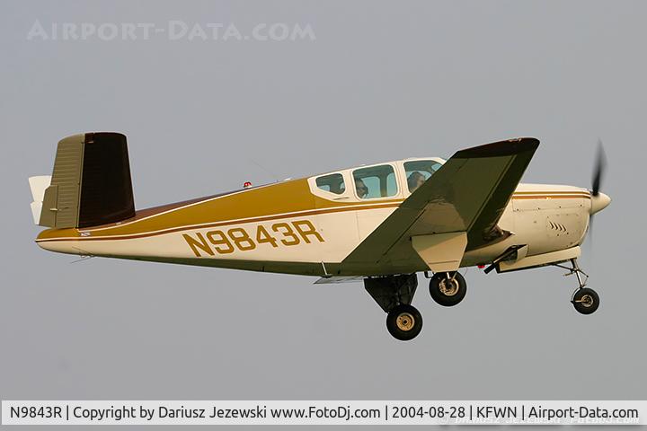 N9843R, 1960 Beech M35 Bonanza C/N D-6361, Beech M35 Bonanza  C/N D-6361, N9843R