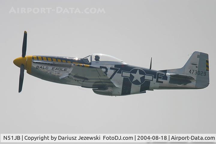 N51JB, 1944 North American P-51D Mustang C/N 122-39488, North American P-51D Mustang 