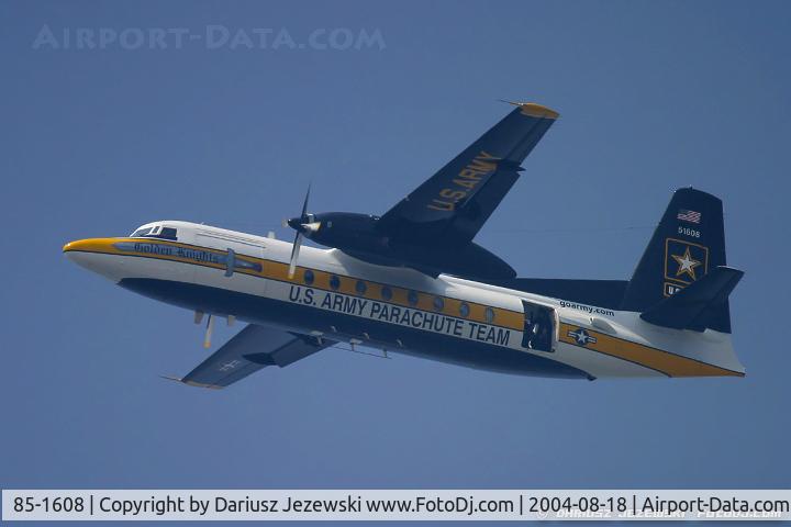 85-1608, 1984 Fokker C-31A (F27-400M) Troopship C/N 10668, C-31A Troopship (F-27-400M) 85-1608  from   USAR