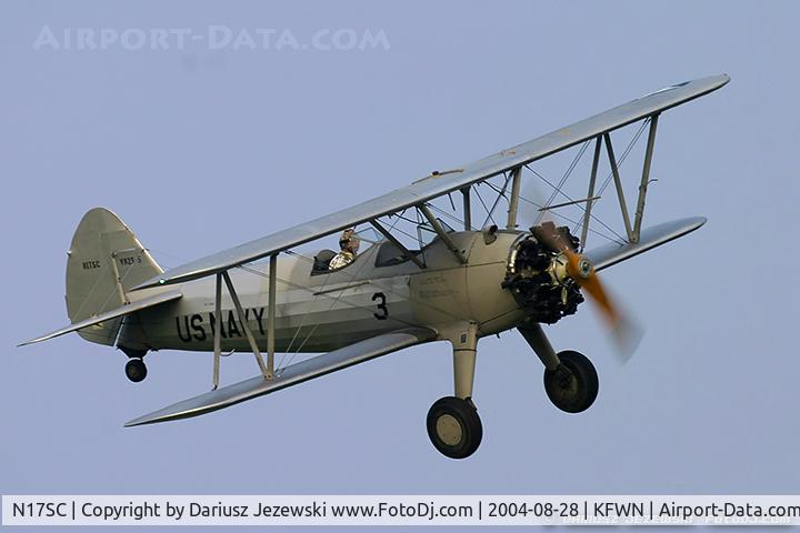 N17SC, 1945 Boeing A75N1(PT17) C/N 75-3377, Boeing A75N1(PT17) Stearman  C/N 75-3377, N17SC