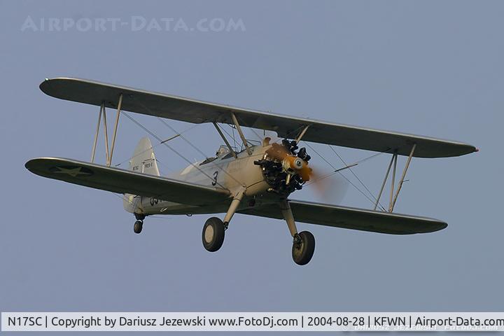 N17SC, 1945 Boeing A75N1(PT17) C/N 75-3377, Boeing A75N1(PT17) Stearman  C/N 75-3377, N17SC
