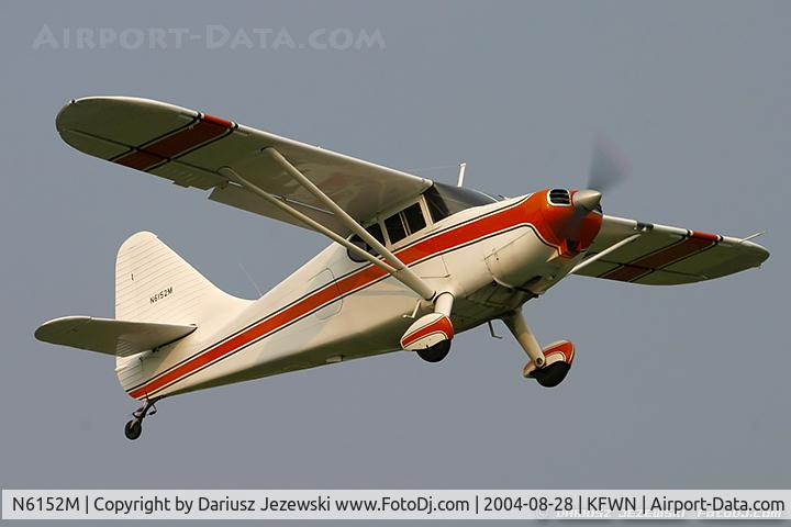 N6152M, 1948 Stinson 108-3 Voyager C/N 108-4152, Stinson 108-3 Voyager  C/N 108-4152, N6152M