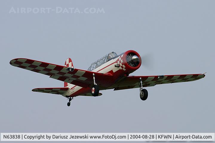 N63838, 1941 Consolidated Vultee BT-13A C/N 2276, Consolidated Vultee BT-13A Valiant  C/N 2276, N63838
