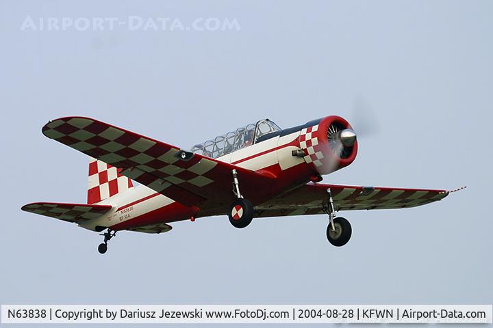 N63838, 1941 Consolidated Vultee BT-13A C/N 2276, Consolidated Vultee BT-13A Valiant  C/N 2276, N63838
