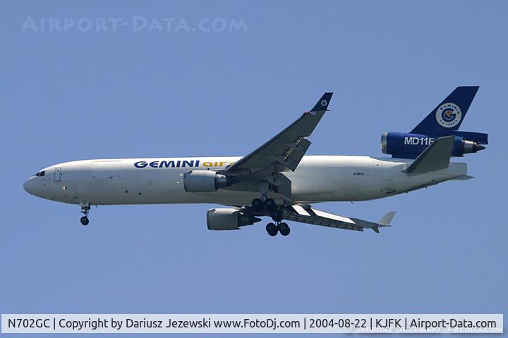 N702GC, 1991 McDonnell Douglas MD-11F C/N 48435, McDonnell Douglas MD-11(F) - Gemini Air Cargo (Cargoitalia)   C/N 48435, N702GC