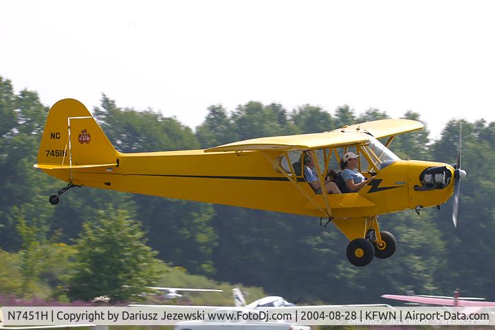 N7451H, 1946 Piper J3C-65 Cub Cub C/N 20716, Piper J3C-65 Cub  C/N 20716, NC7451H