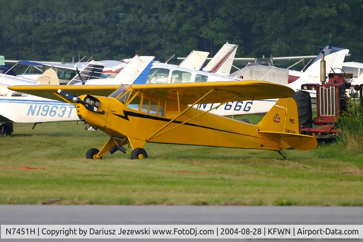N7451H, 1946 Piper J3C-65 Cub Cub C/N 20716, Piper J3C-65 Cub  C/N 20716, NC7451H