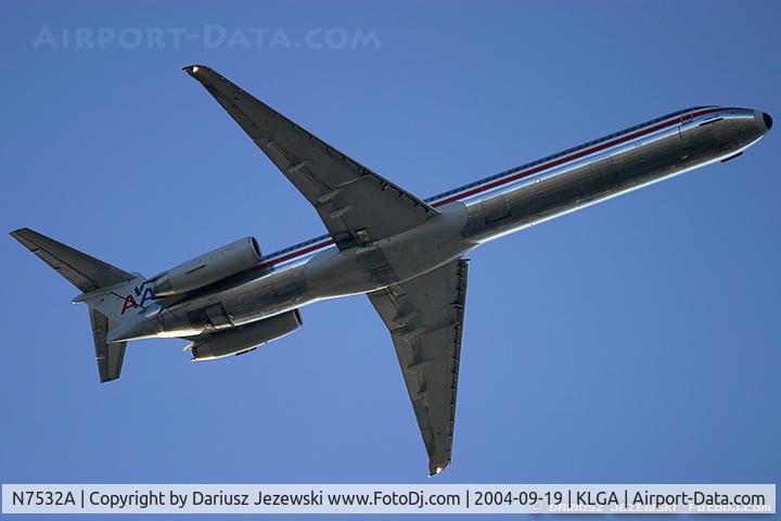 N7532A, 1990 McDonnell Douglas MD-82 (DC-9-82) C/N 49924, McDonnell Douglas MD-82 (DC-9-82) - American Airlines  C/N 49924, N7532A
