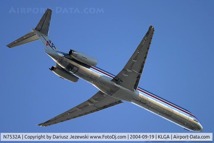 N7532A, 1990 McDonnell Douglas MD-82 (DC-9-82) C/N 49924, McDonnell Douglas MD-82 (DC-9-82) - American Airlines  C/N 49924, N7532A