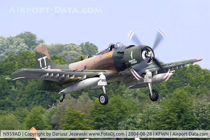 N959AD, Douglas A-1D Skyraider (AD-4NA) C/N 7759, Douglas AD-4NA (A-1D) Skyraider  C/N 7759, N959AD