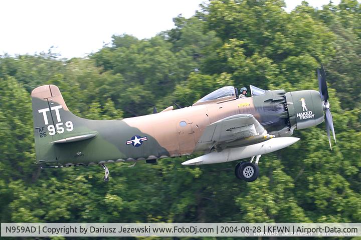 N959AD, Douglas A-1D Skyraider (AD-4NA) C/N 7759, Douglas AD-4NA (A-1D) Skyraider  C/N 7759, N959AD