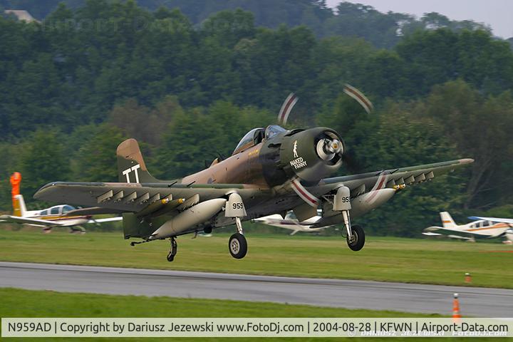 N959AD, Douglas A-1D Skyraider (AD-4NA) C/N 7759, Douglas AD-4NA (A-1D) Skyraider  C/N 7759, N959AD