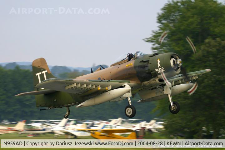 N959AD, Douglas A-1D Skyraider (AD-4NA) C/N 7759, Douglas AD-4NA (A-1D) Skyraider  C/N 7759, N959AD