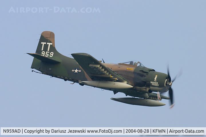 N959AD, Douglas A-1D Skyraider (AD-4NA) C/N 7759, Douglas AD-4NA (A-1D) Skyraider  C/N 7759, N959AD