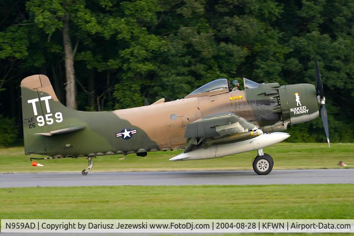 N959AD, Douglas A-1D Skyraider (AD-4NA) C/N 7759, Douglas AD-4NA (A-1D) Skyraider  C/N 7759, N959AD