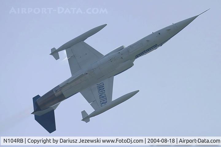 N104RB, 1962 Lockheed CF-104D Starfighter C/N 583A-5302, Lockheed  CF-104D Starfighter  C/N 104632, N104RB