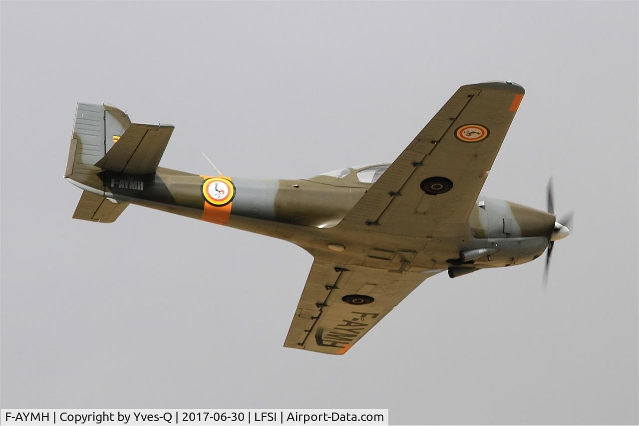 F-AYMH, 1958 Piaggio FWP-149D C/N 026, Piaggio FWP-149D, On display, St Dizier-Robinson Air Base 113 (LFSI) Open day 2017
