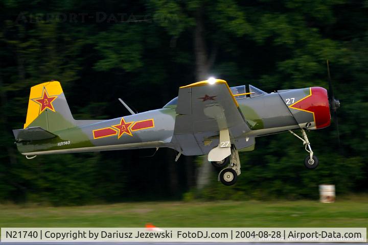 N21740, 1991 Nanchang CJ-6 C/N 3932005, Nanchang CJ-6  C/N 3932005, N21740