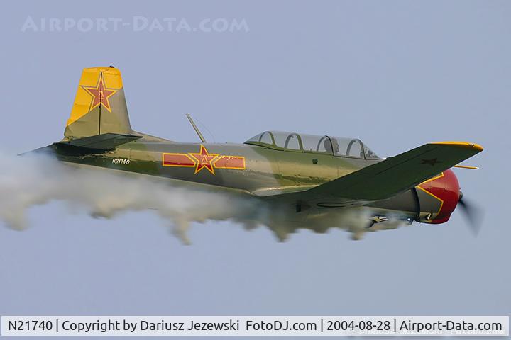 N21740, 1991 Nanchang CJ-6 C/N 3932005, Nanchang CJ-6  C/N 3932005, N21740