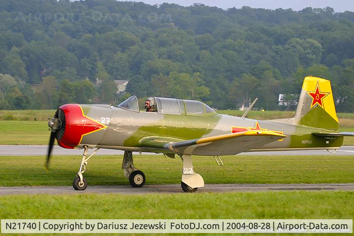 N21740, 1991 Nanchang CJ-6 C/N 3932005, Nanchang CJ-6  C/N 3932005, N21740