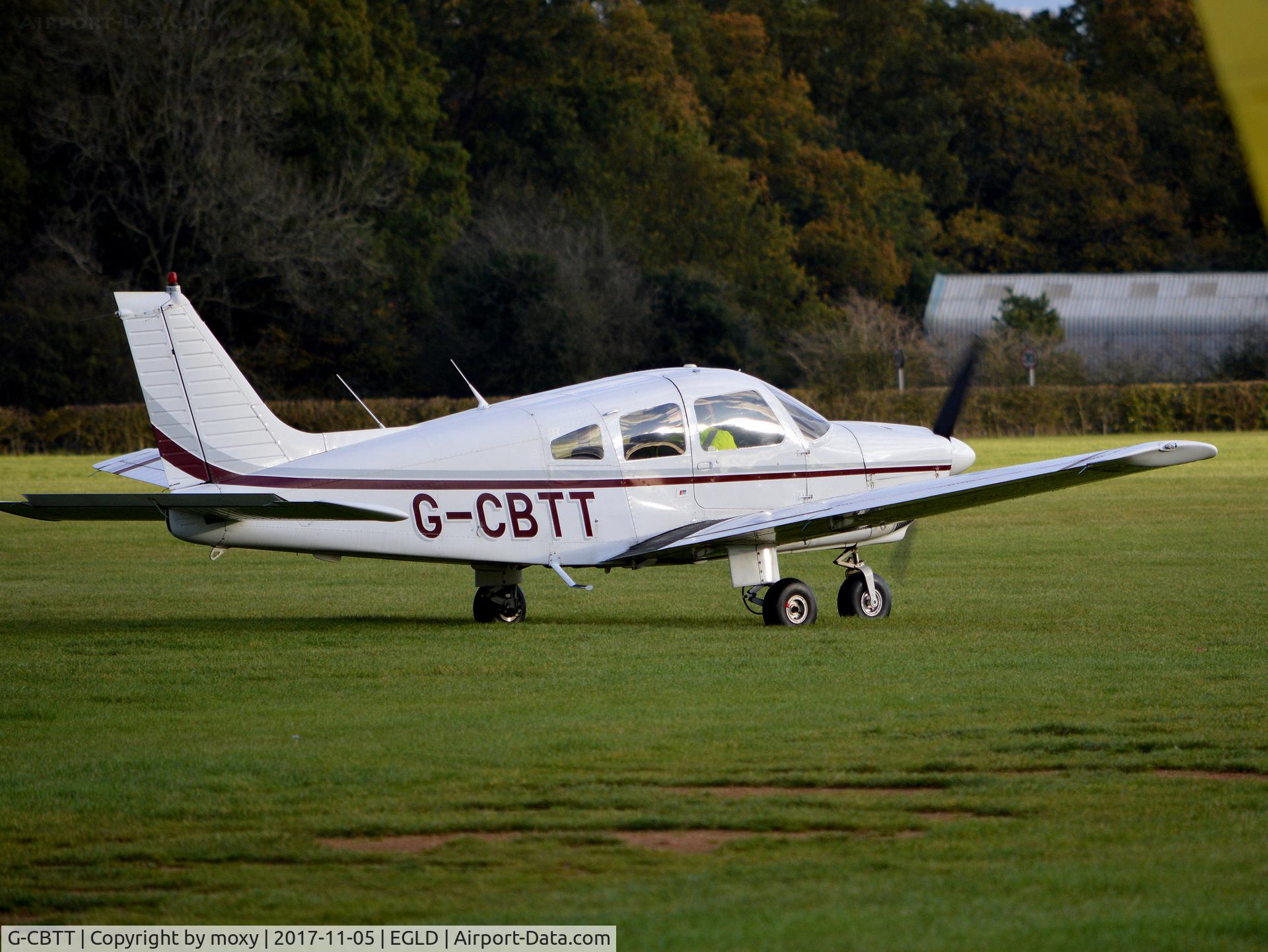 G-CBTT, 1977 Piper PA-28-181 Cherokee Archer II C/N 28-7890127, Piper PA-28-181 Cherokee Archer II at Denham.