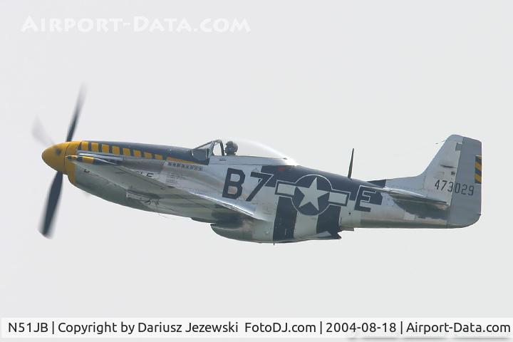 N51JB, 1944 North American P-51D Mustang C/N 122-39488, North American P-51D Mustang 