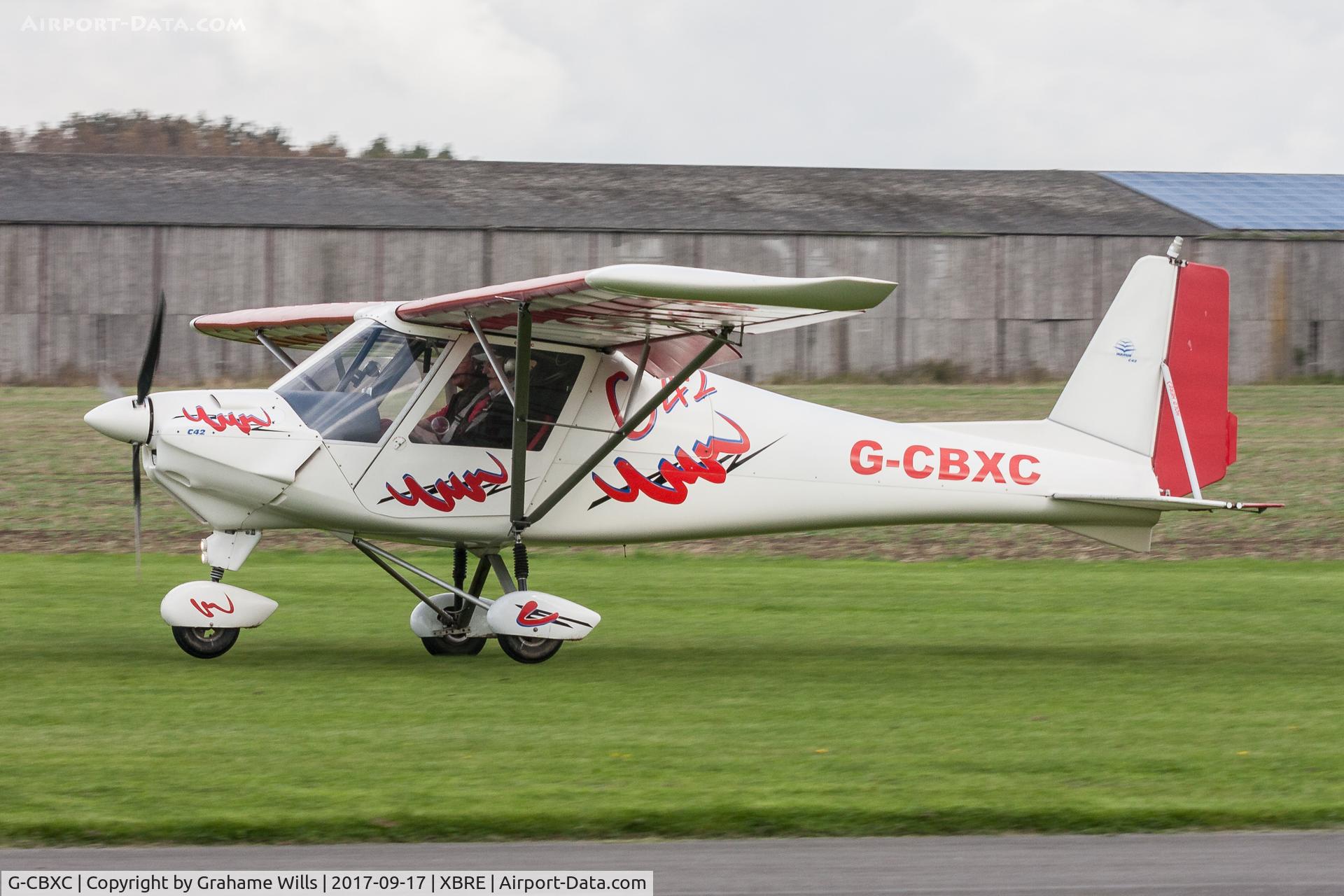 G-CBXC, 2002 Comco Ikarus C42 FB UK C/N PFA 322-13955, Ikarus C42 Cyclone FB UK G-CBXC, Breighton 17/9/17