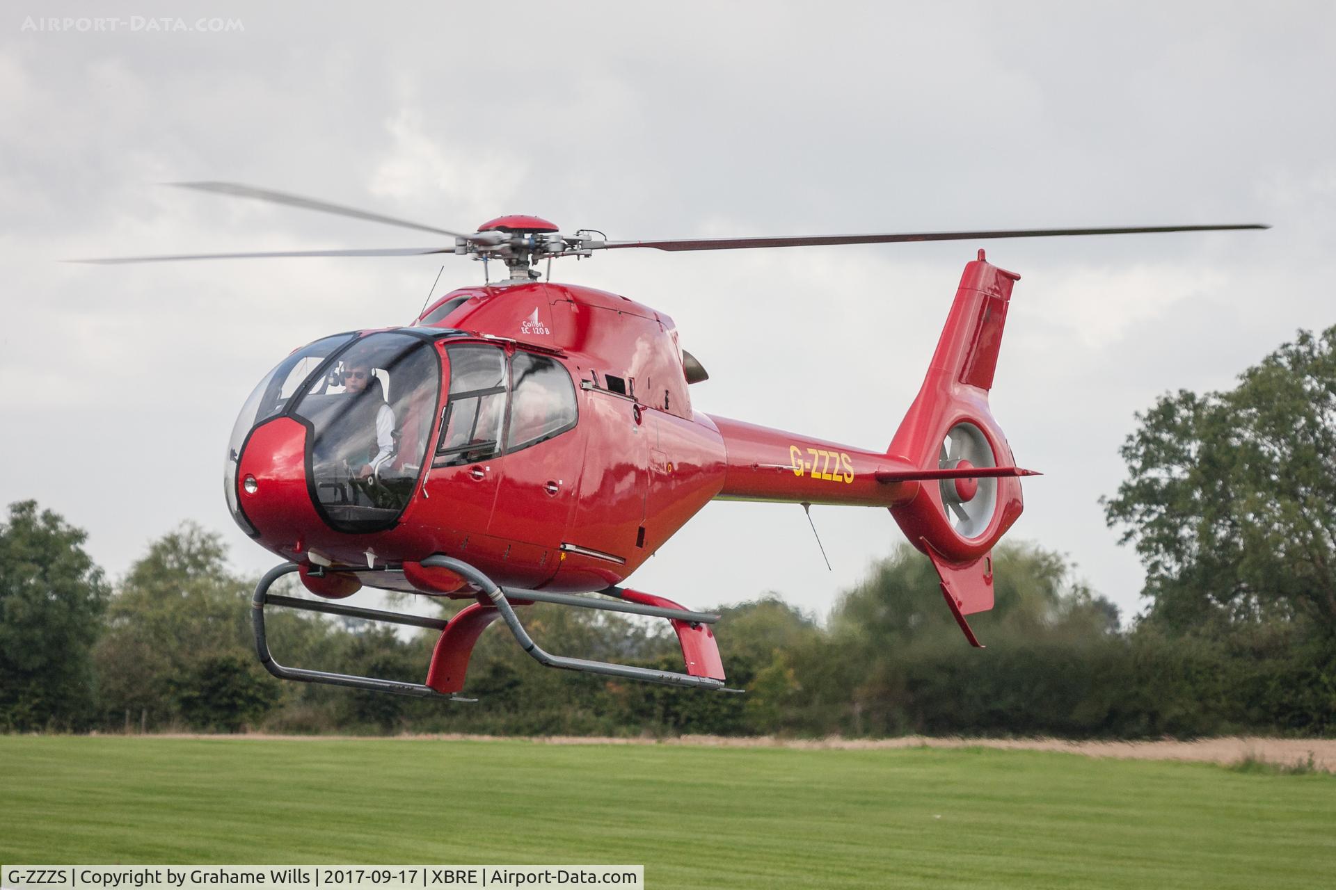 G-ZZZS, 2002 Eurocopter EC-120B Colibri C/N 1321, Eurocopter EC120B Colibri G-ZZZS Rosegate Helicopter Services, Breighton 17/9/17